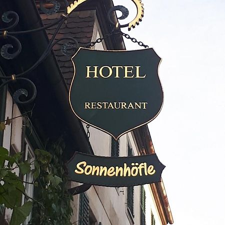Hotel & Restaurant Sonnenhoefle Sommerhausen Zewnętrze zdjęcie